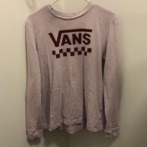 Light Purple Vans Long Sleeve